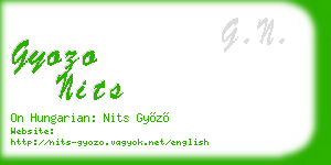 gyozo nits business card
