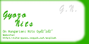 gyozo nits business card